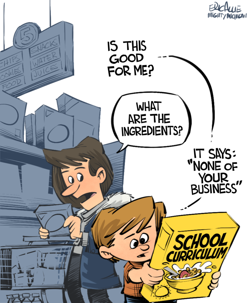 School curriculum: None of your business